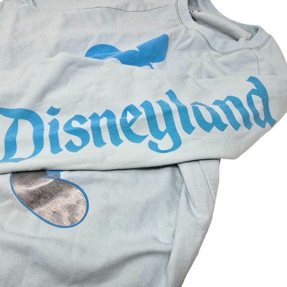 Disney Parks Disneyland Sweatshirt‎ XL Women's Mickey Mouse Blue - Picture 4 of 8